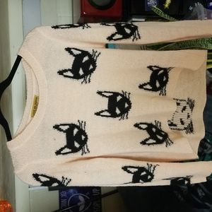 Love by design M Knit cat sweater
